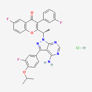 Chemical structure of TGR-1202 hydrochloride