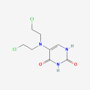 Chemical structure of Uramustine