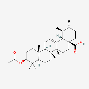 Chemical structure of Ursolic acid acetate