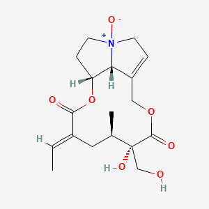 Chemical structure of Usaramine N-oxide