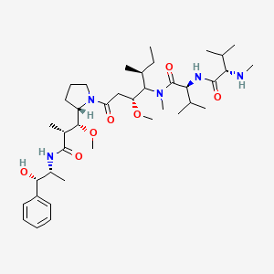 Chemical structure of VcMMAE