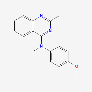 Chemical structure of Verubulin