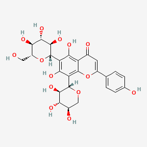 Chemical structure of Vicenin 3
