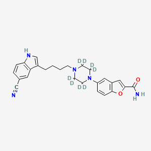 Chemical structure of Vilazodone D8