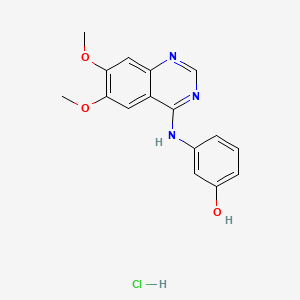 Chemical structure of WHI-P180 hydrochloride