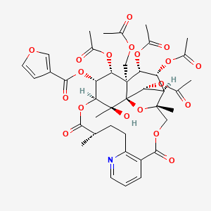 Chemical structure of Wilforgine