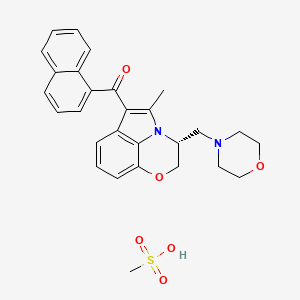 Chemical structure of WIN-55212-2 mesylate