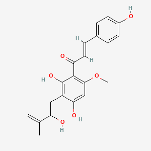 Chemical structure of Xanthohumol D
