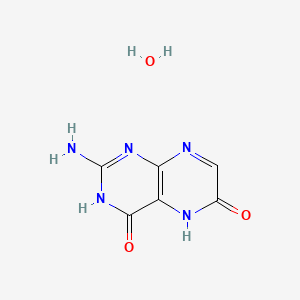 Chemical structure of Xanthopterin (hydrate)