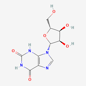 Chemical structure of Xanthosine