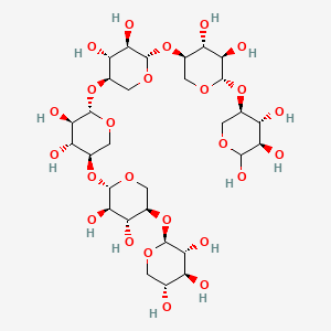 Chemical structure of Xylohexaose