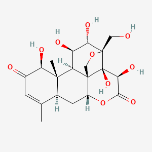 Chemical structure of Bruceine H