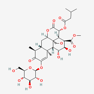 Chemical structure of Yadanzioside A