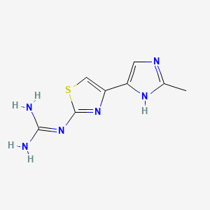 Chemical structure of Zaltidine
