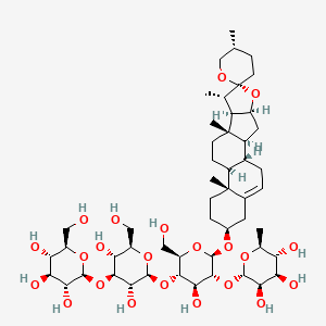 Chemical structure of Zingiberen Newsaponin