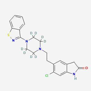 Chemical structure of Ziprasidone D8
