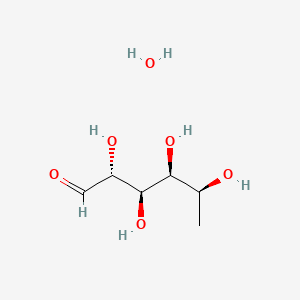 Chemical structure of Rhamnose monohydrate