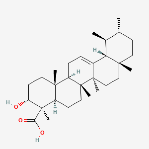 Chemical structure of β-Boswellic acid
