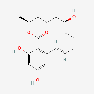 Chemical structure of β-Zearalenol