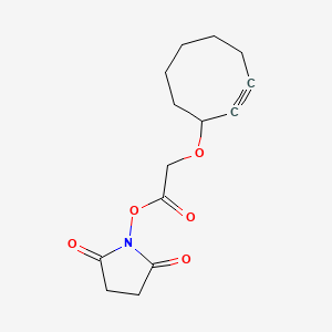 Chemical structure of Cyclooctyne-O-NHS ester