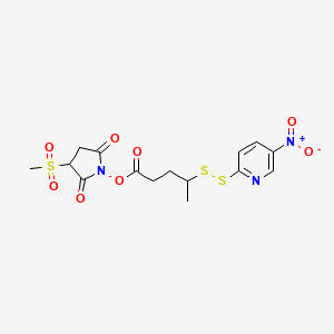 Chemical structure of NO2-SPP-sulfo-Me