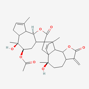 Chemical structure of Handelin