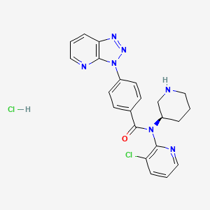 Chemical structure of PF-06446846 hydrochloride