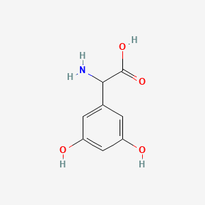Chemical structure of DHPG