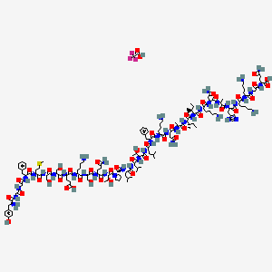 Chemical structure of β-Endorphin, equine (TFA)