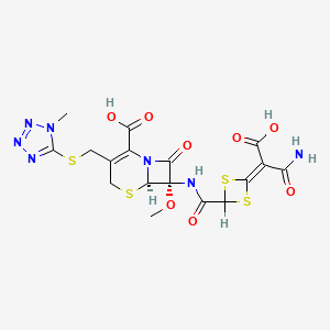 Chemical structure of Cefotetan