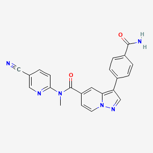 Chemical structure of KDU731