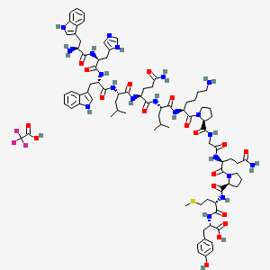 Chemical structure of α-Factor Mating Pheromone, yeast (TFA)