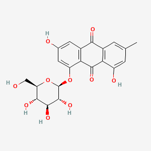 Chemical structure of Emodin-8-glucoside