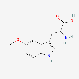 Chemical structure of 5-Methoxy-DL-tryptophan