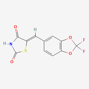 Chemical structure of AS-604850