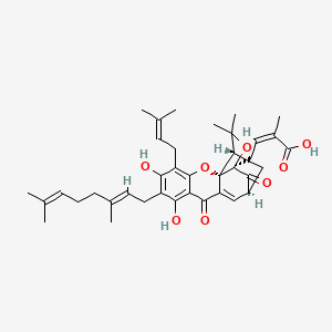 Chemical structure of Gambogenic acid