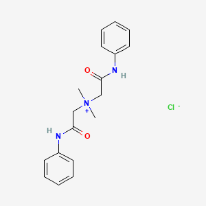 Chemical structure of Carcainium chloride