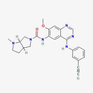 Chemical structure of Theliatinib