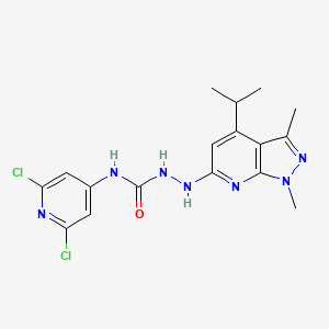 Chemical structure of JTE-013