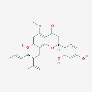 Chemical structure of Kurarinone