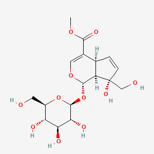 Chemical structure of Gardenoside