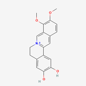 Chemical structure of Demethyleneberberine