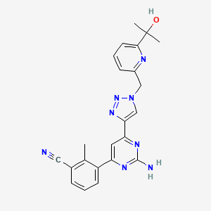 Chemical structure of Etrumadenant