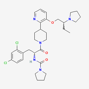 Chemical structure of SNT-207858 free base
