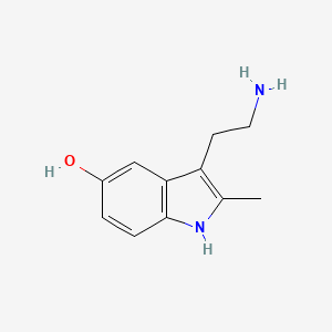 Chemical structure of 2-Methyl-5-HT