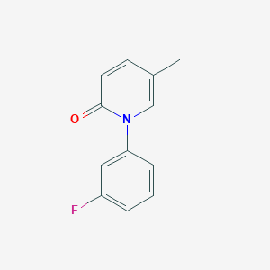 Chemical structure of Fluorofenidone