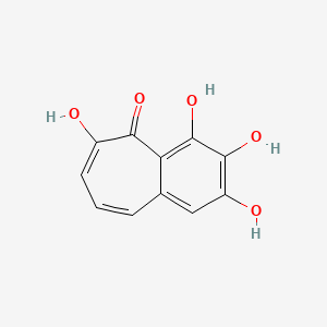 Chemical structure of Purpurogallin