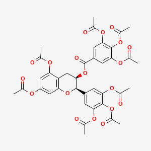 Chemical structure of EGCG Octaacetate