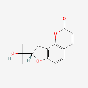 Chemical structure of Columbianetin
