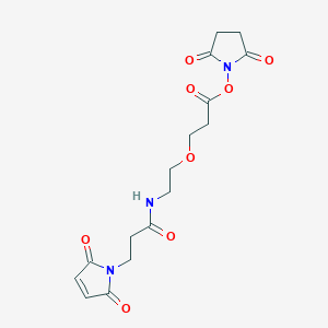 Chemical structure of Mal-amido-PEG1-C2-NHS ester